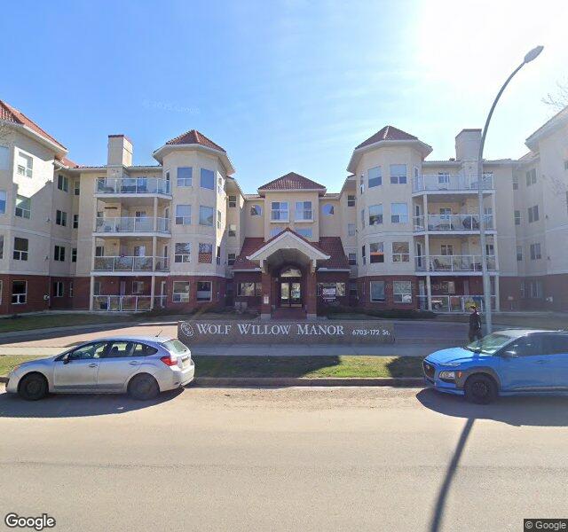 Street view of 405-6703 172 Street NW, Edmonton