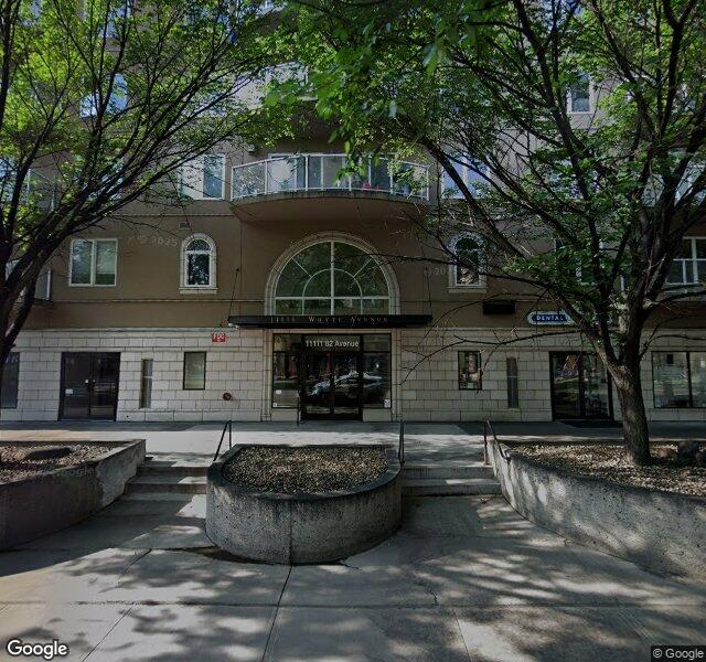 Street view of 607-11111 82 Avenue NW, Edmonton