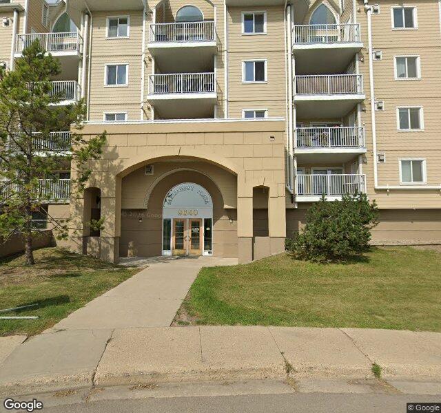 Street view of 211-9640 105 Street NW, Edmonton