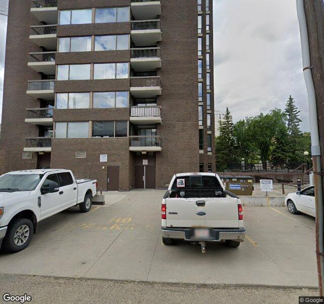 Street view of 1603-10025 113 Street NW, Edmonton