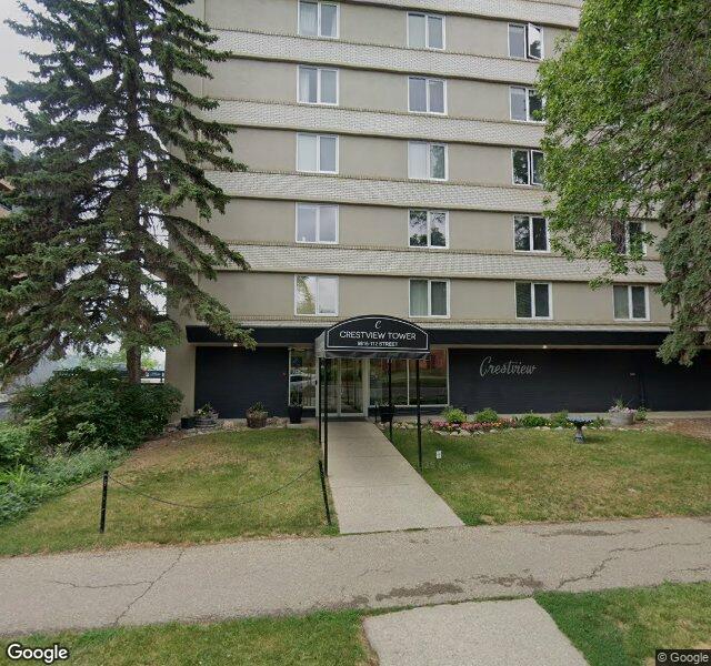 Street view of 1006-9816 112 Street NW, Edmonton