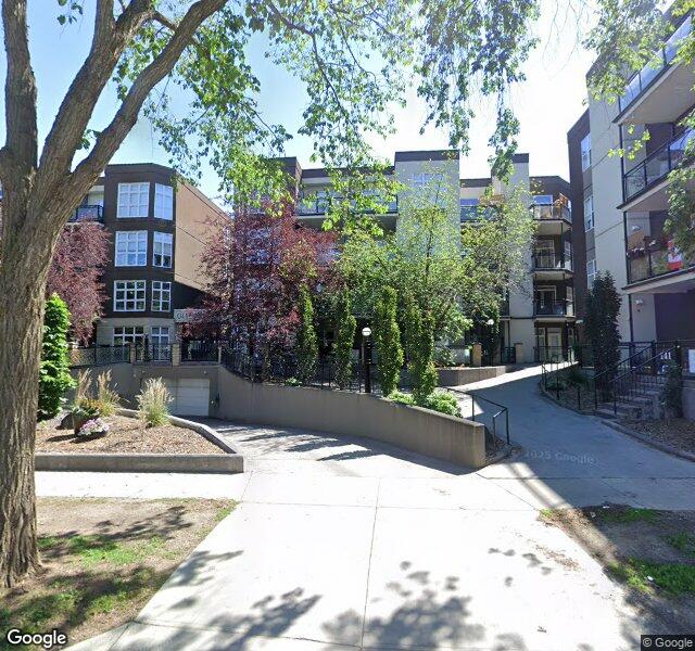 Street view of 404-10411 122 Street NW, Edmonton