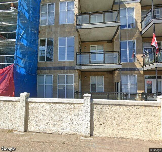 Street view of 106-10531 117 Street NW, Edmonton