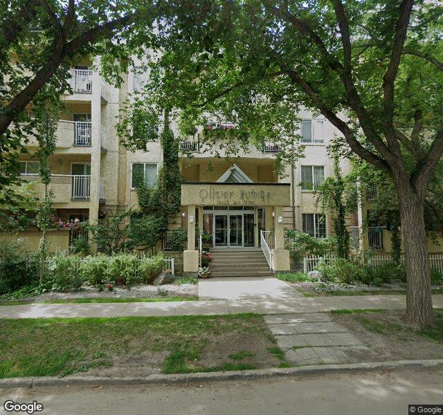 Street view of 206-10208 120 Street NW, Edmonton