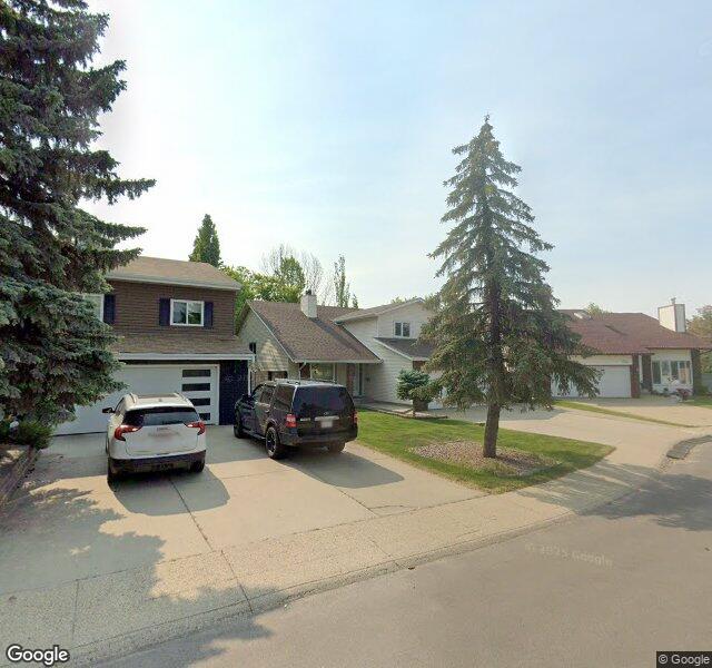Street view of 4107 147 Street NW, Edmonton