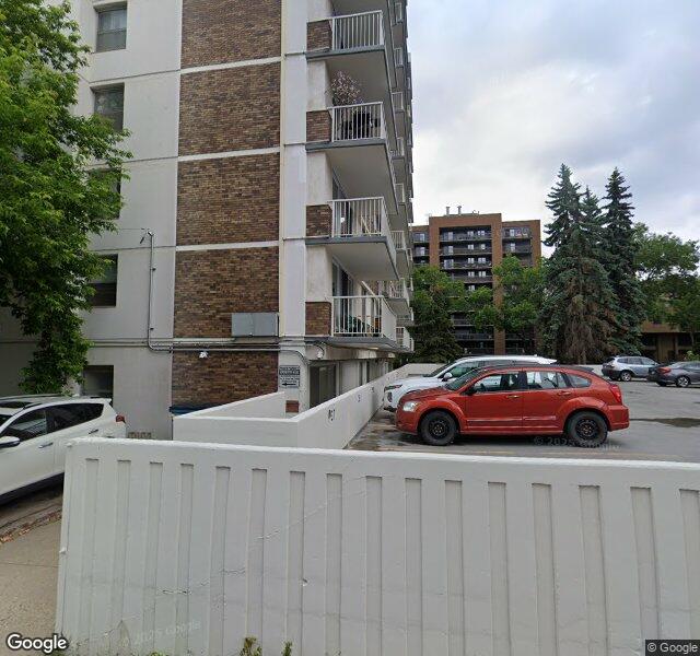 Street view of 103-9930 113 Street NW, Edmonton