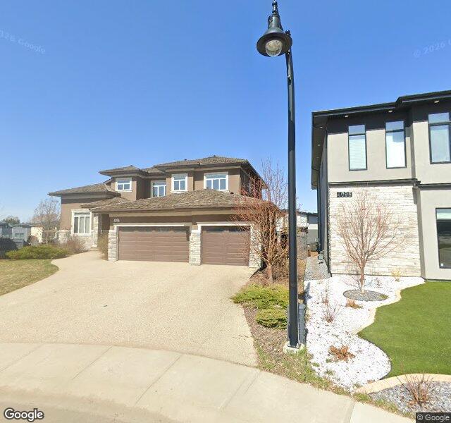Street view of 4096 Whispering River Drive NW, Edmonton