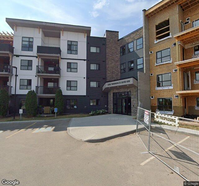 Street view of 103-1506 Tamarack Boulevard NW, Edmonton