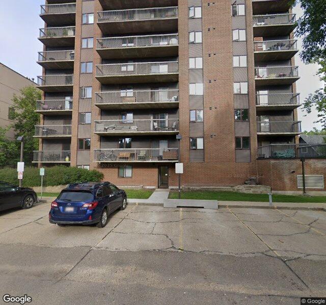 Street view of 206-9929 113 Street NW, Edmonton