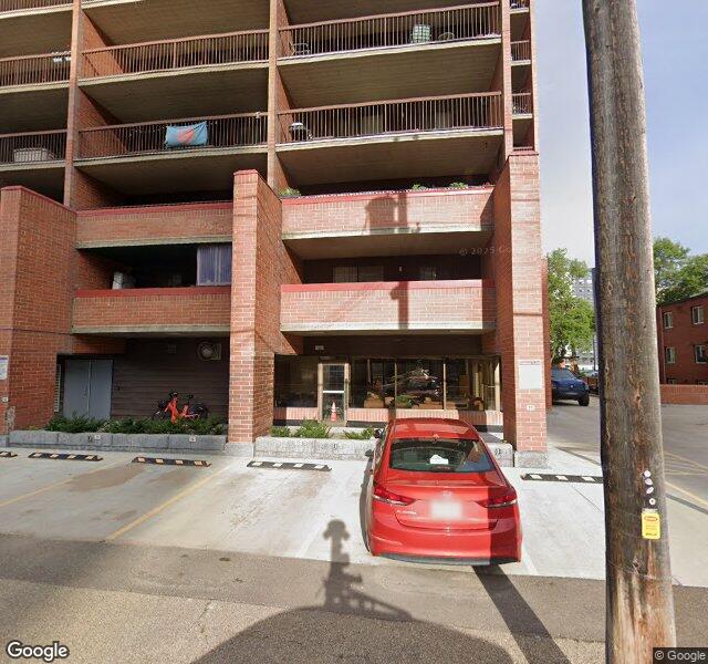 Street view of 206-9917 110 Street NW, Edmonton