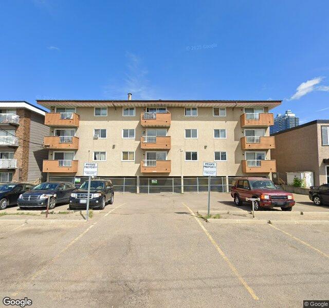 Street view of 303-10620 104 Street NW, Edmonton