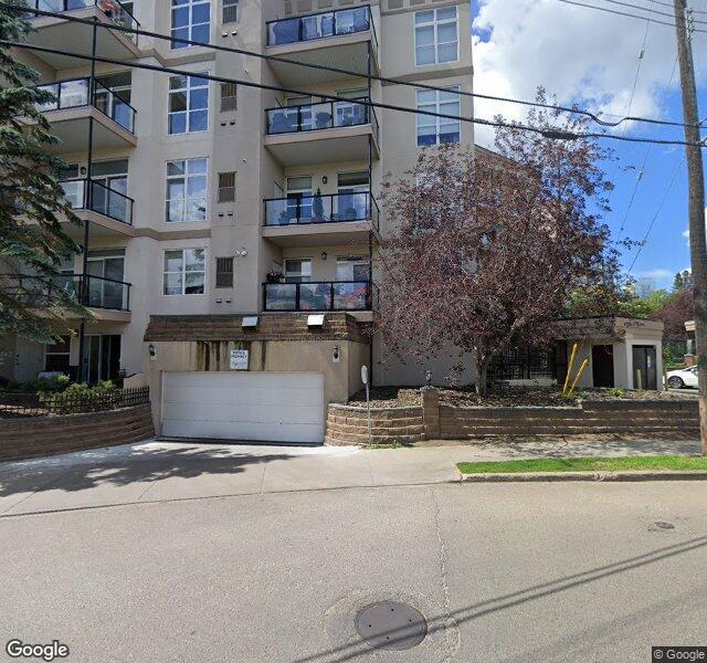 Street view of 215-9507 101 Avenue NW, Edmonton