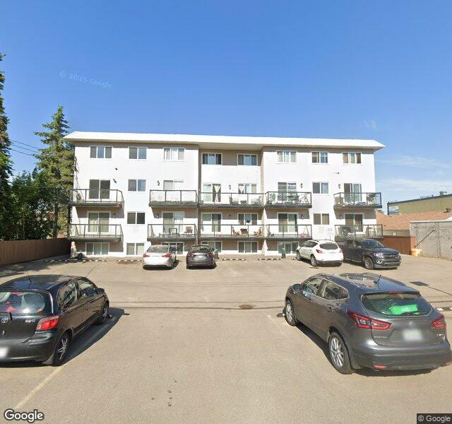 Street view of 205-11429 124 Street NW, Edmonton