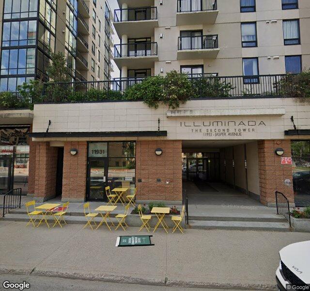 Street view of 1002-11933 Jasper Avenue, Edmonton