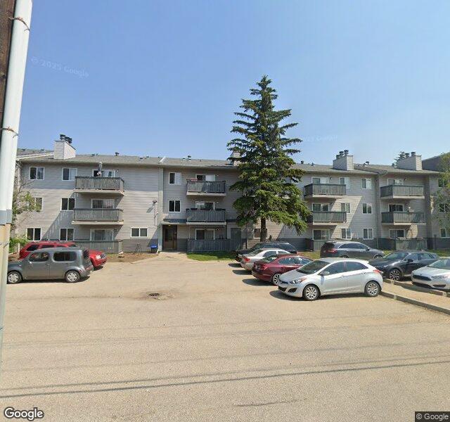 Street view of 211-10838 108 Street NW, Edmonton