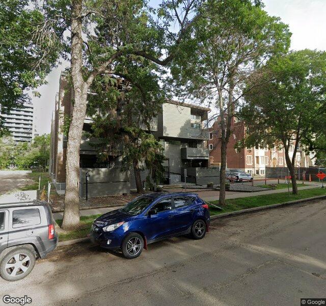 Street view of 10032 113 Street NW, Edmonton