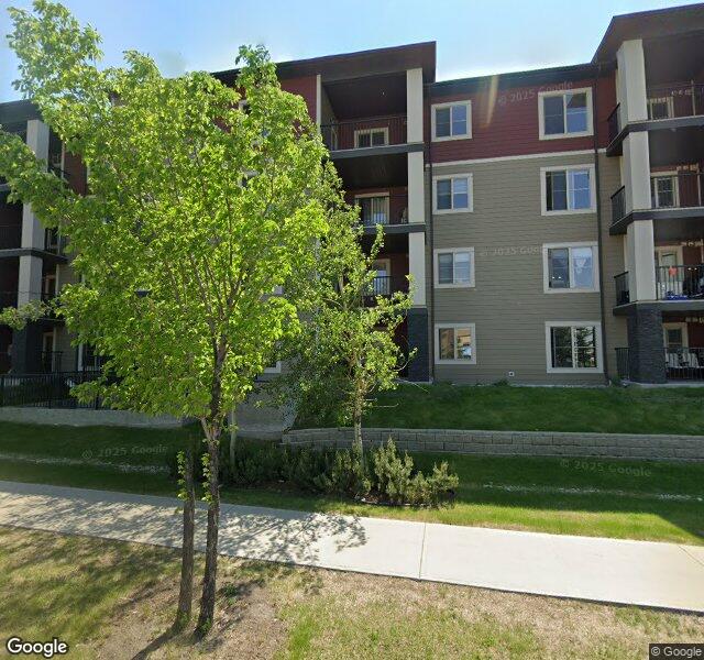 Street view of 208-107 Watt Cm, Edmonton