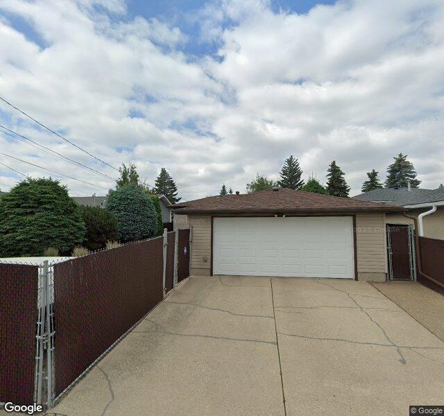 Street view of 9523 52 Street NW, Edmonton