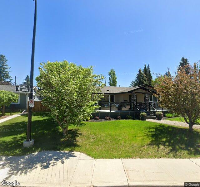 Street view of 8119 145 Street NW, Edmonton